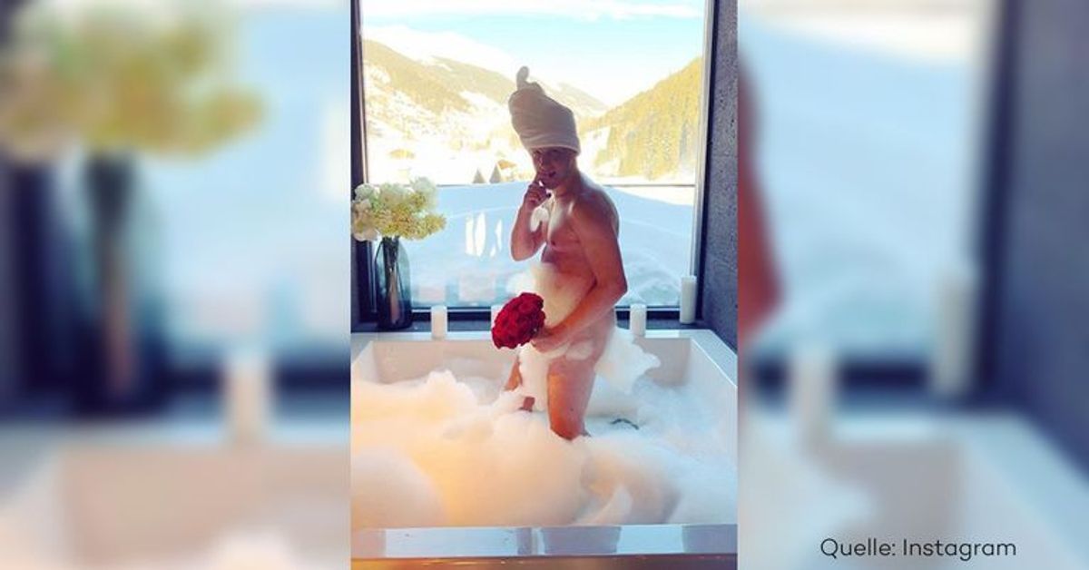 Oliver Pocher sendet nackte Valentinsgrüße aus der Badewanne