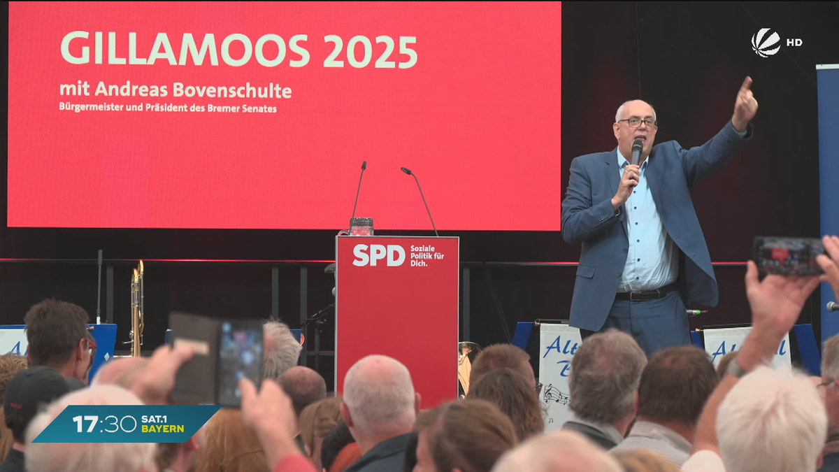 SPD sorgt für Stimmung: Bremens Bürgermeister rockt das Gillamoos-Zelt