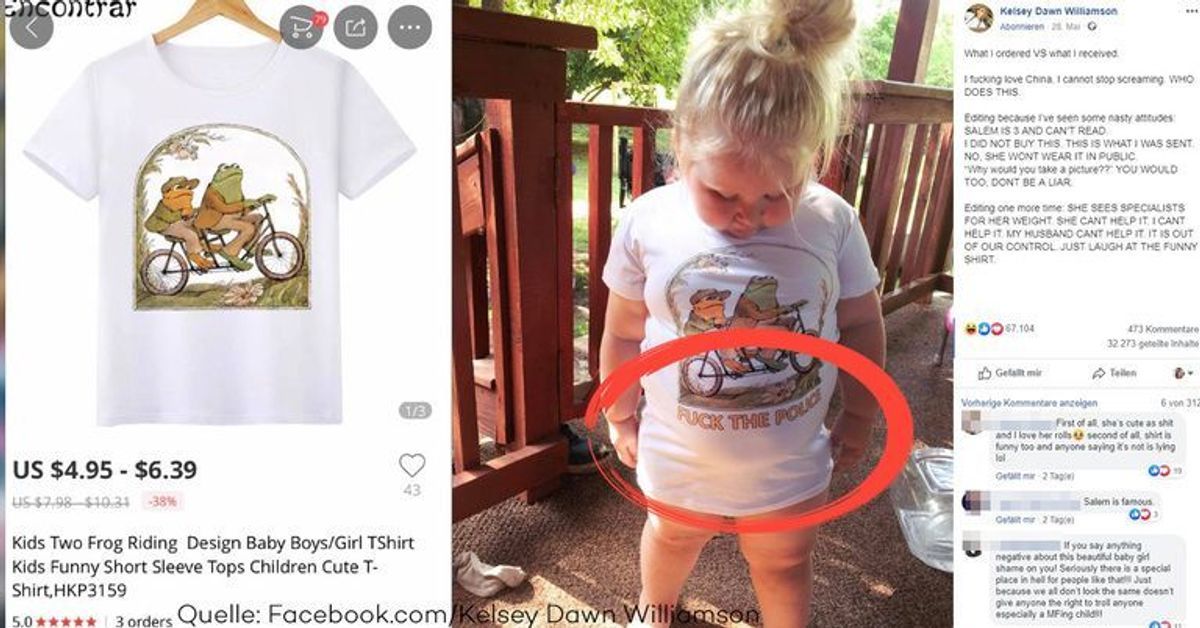 Mutter bestellt Tochter ein harmloses Shirt und bekommt das zugeschickt