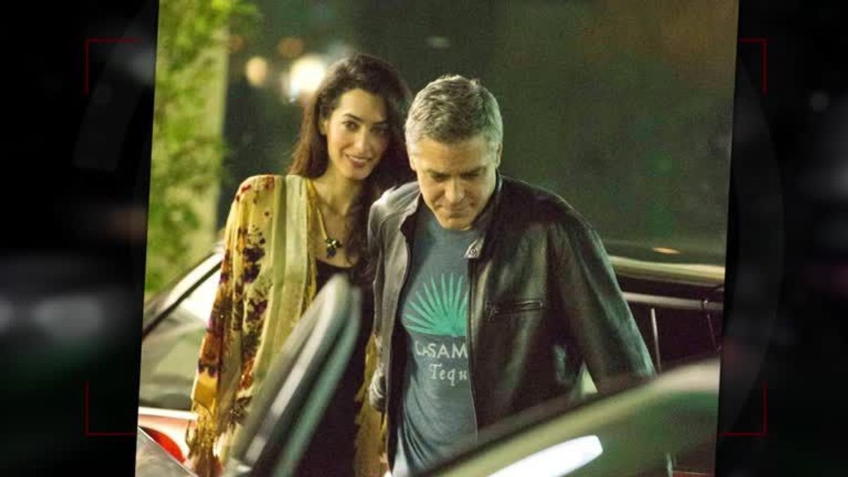 George Clooney und Amal Alamuddin beim Romantik-Sushi-Date