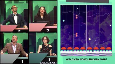 Das Panel erbuzzert sich einen Song