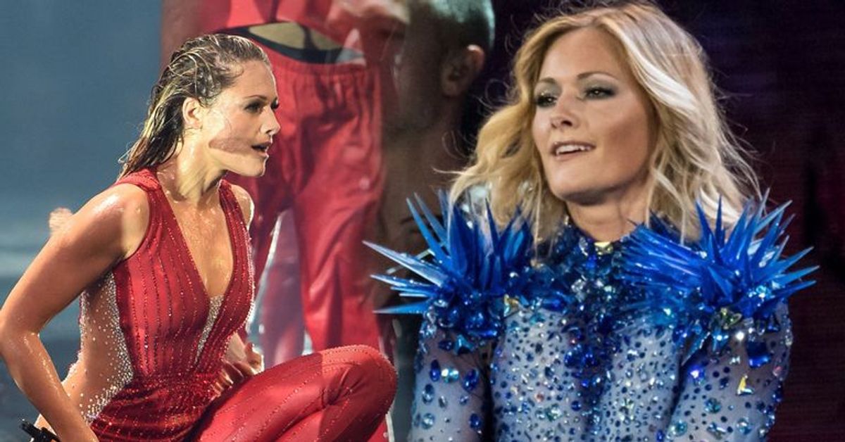 Hautenge Einteiler, Hotpants & Glitzer-BHs: Die heißesten Looks von Helene Fischer