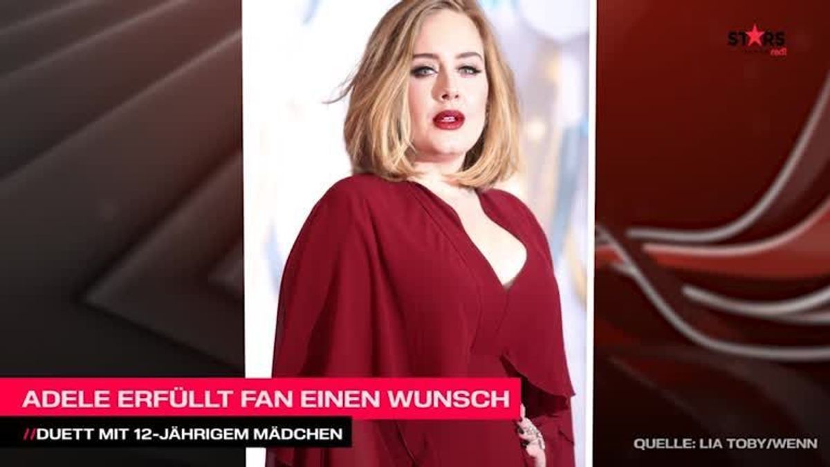 Adele erfüllt Fan einen Wunsch