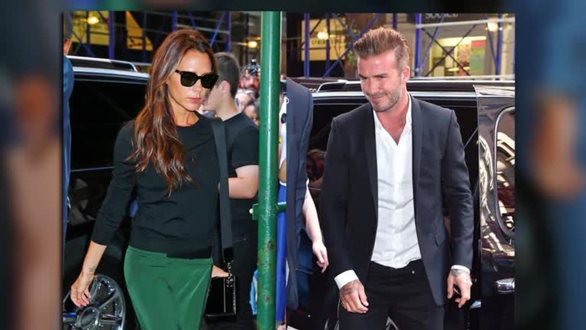 Victoria Beckham perfekt gestylt auf der New York Fashion Week 2014