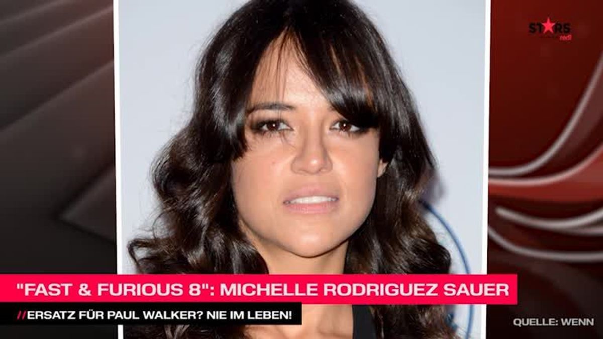 Fast & Furious 8: Michelle Rodriguez ist sauer