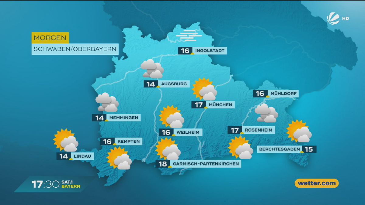 Das Bayern-Wetter vom 07.10.2025: Keine Spur vom goldenen Herbst