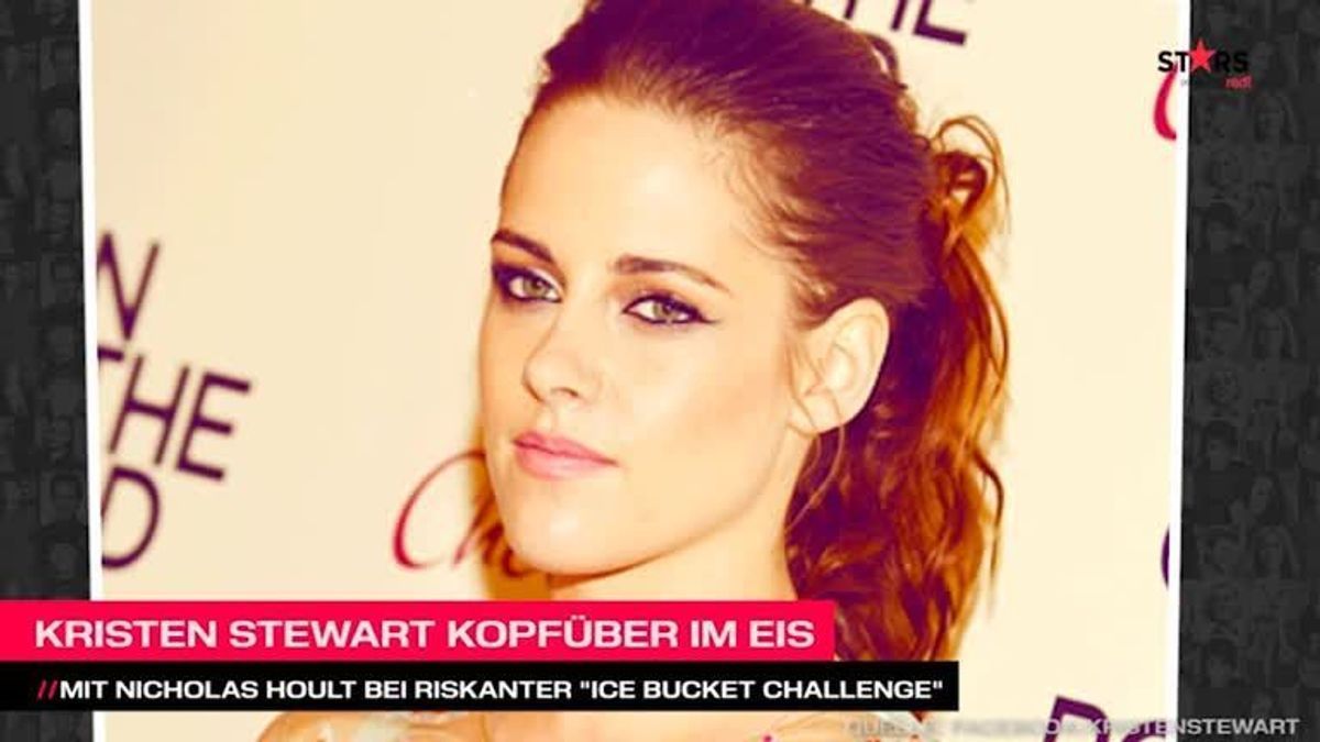 Kristen Stewart: Riskante Ice Bucket Challenge mit Nicholas Hoult