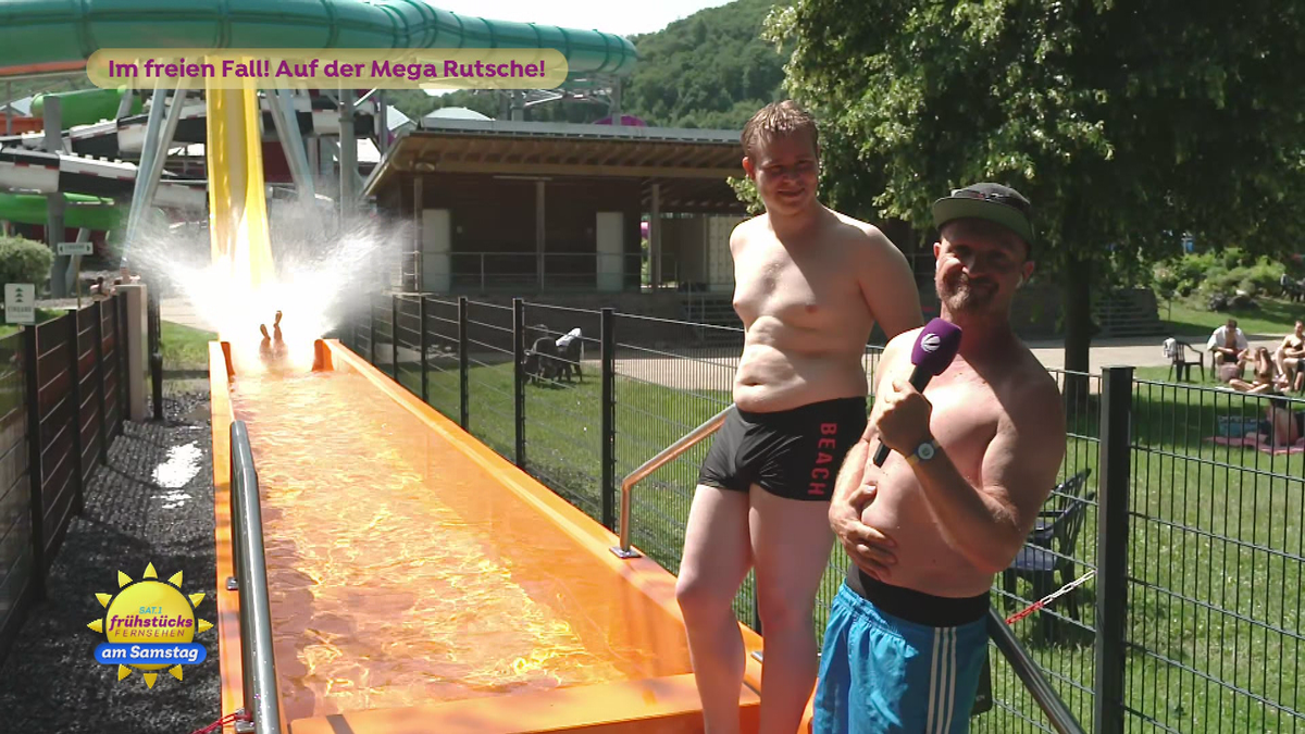 Philipp Hageni im Erlebnisbad