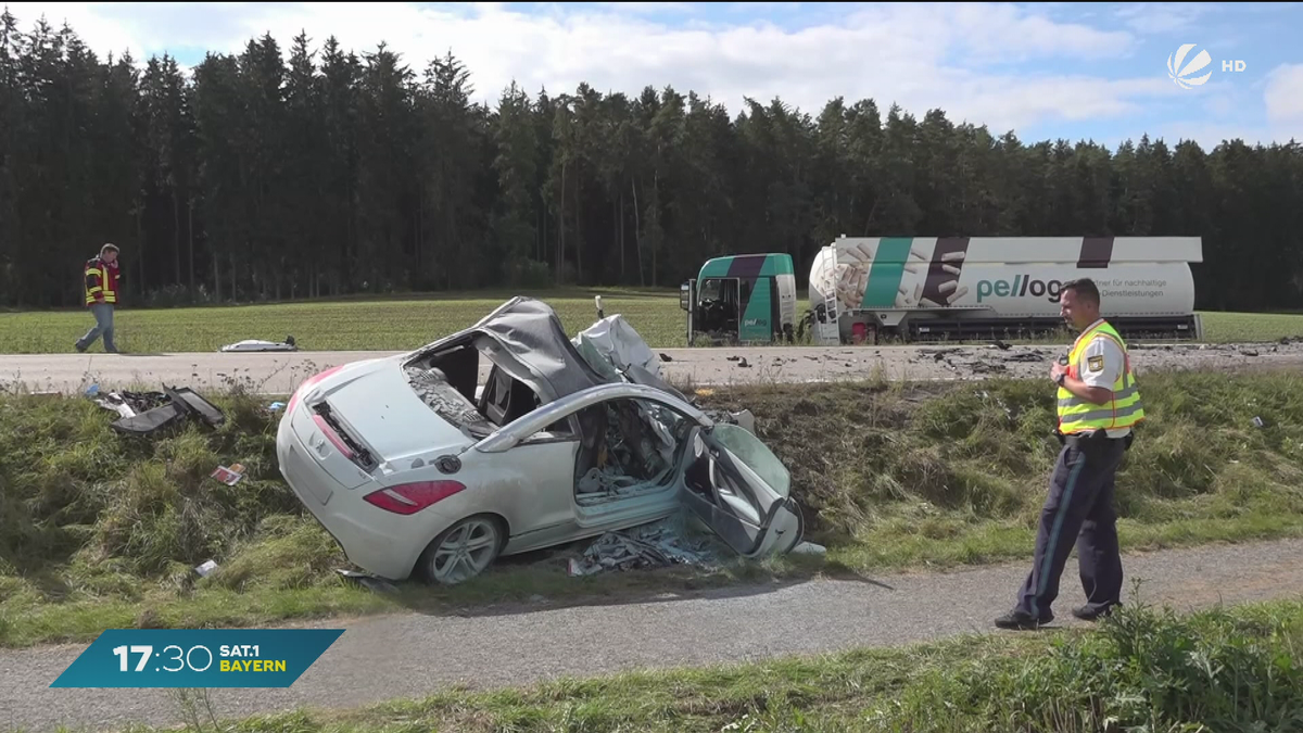 Tödlicher Unfall bei Pleinfeld: 41-Jähriger stößt mit LKW zusammen