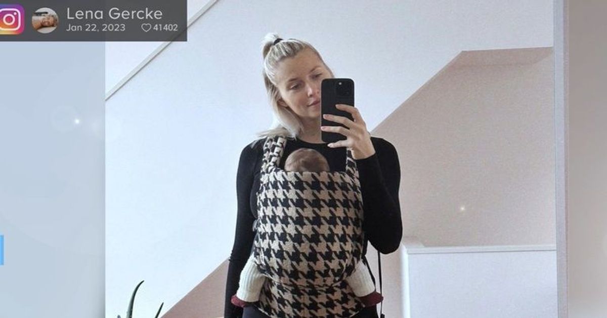 Lena Gercke teilt neues Bild mit ihrem Baby