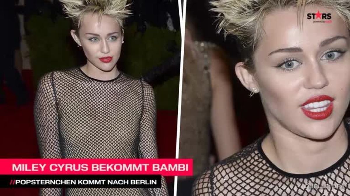 Miley Cyrus bekommt Bambi