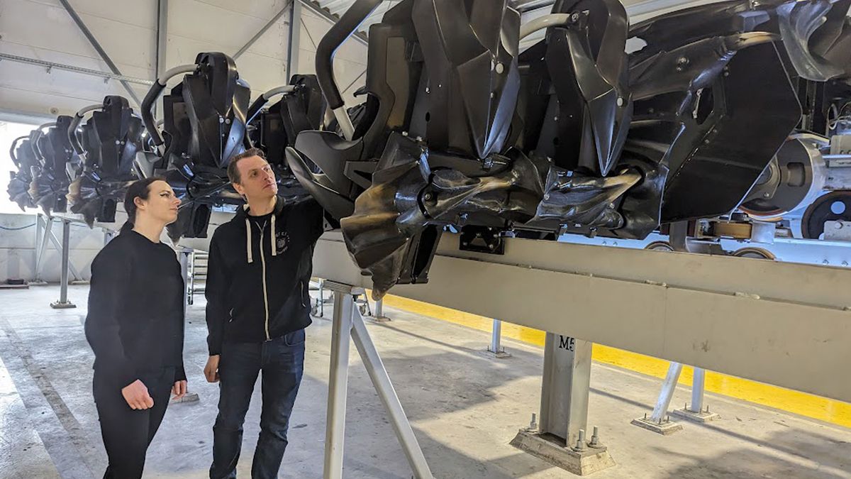 Thema u.a.: Achterbahntester Alena Schultz und Tobias Niepel im Heidepark Soltau