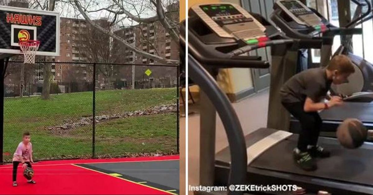 Kleiner Junge begeistert mit unglaublichen Basketball-Tricks