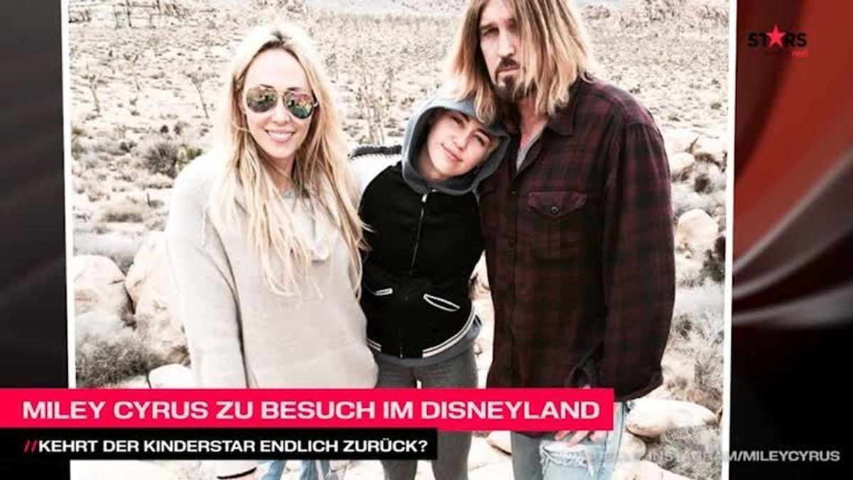 Miley Cyrus im Disneyland: Kehrt der Kinderstar endlich zurück?