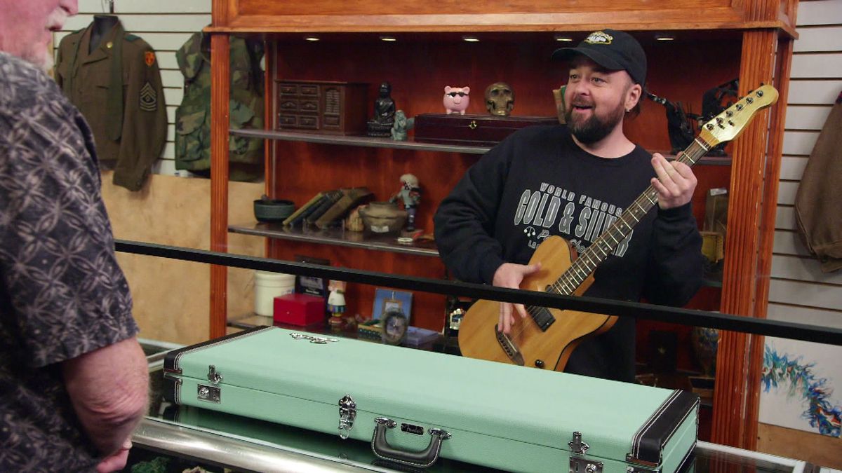 Geschichtsträchtige Gitarre