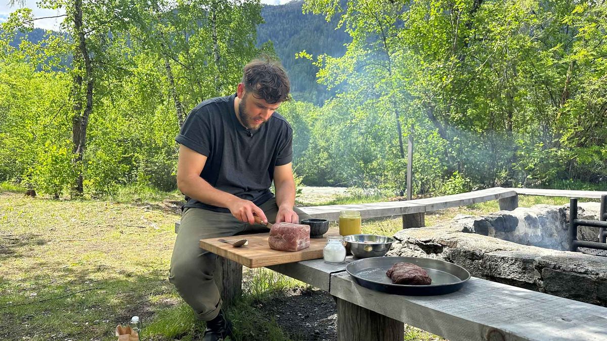 Hirschrücken im Roggenteig im Val Müstair