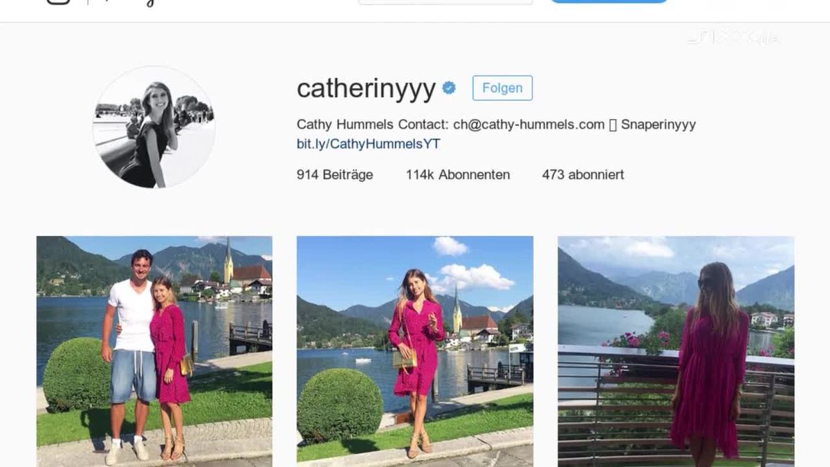 Cathy und Mats Hummels im Urlaub in Deutschland