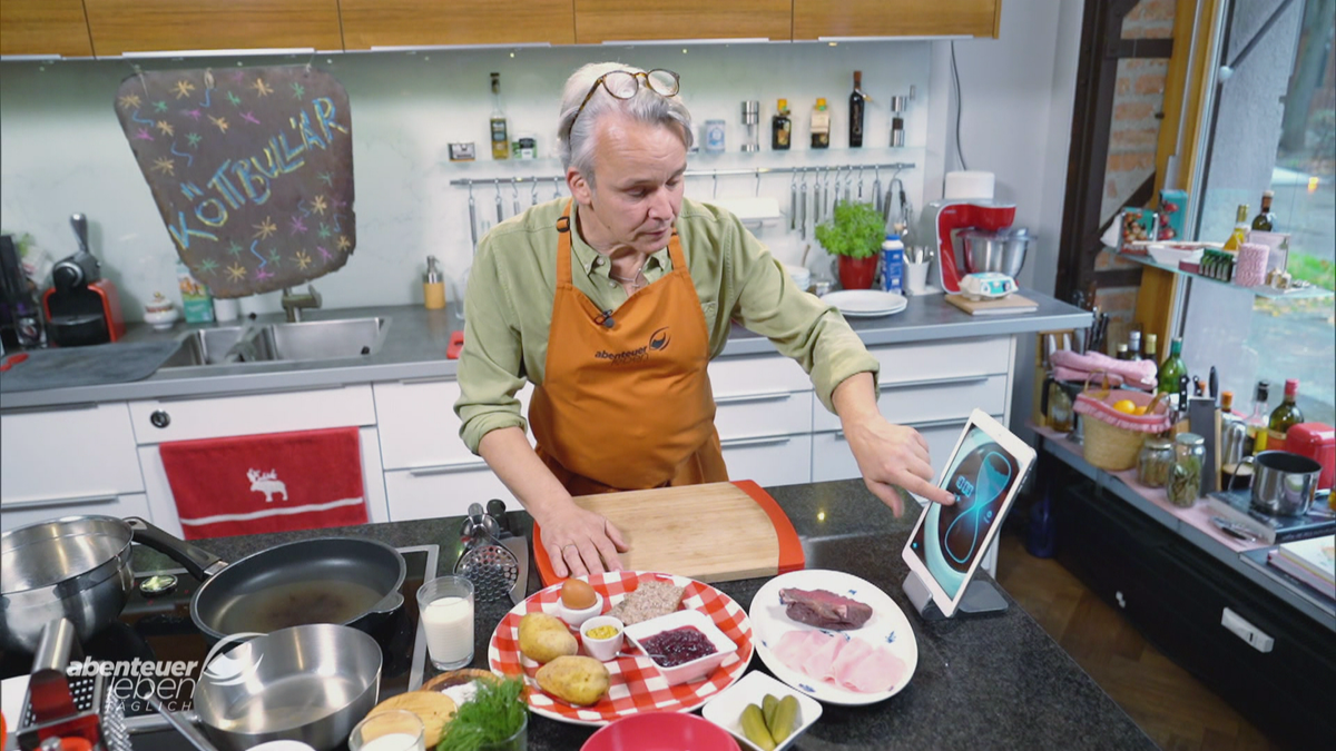 Echtzeitkochen Köttbullar mit Stampfkartoffeln