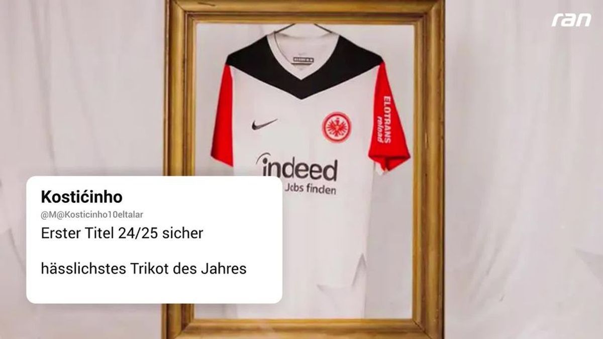 Eintracht-Trikot entsetzt Fans: "Schiebt brutal rückwärts"