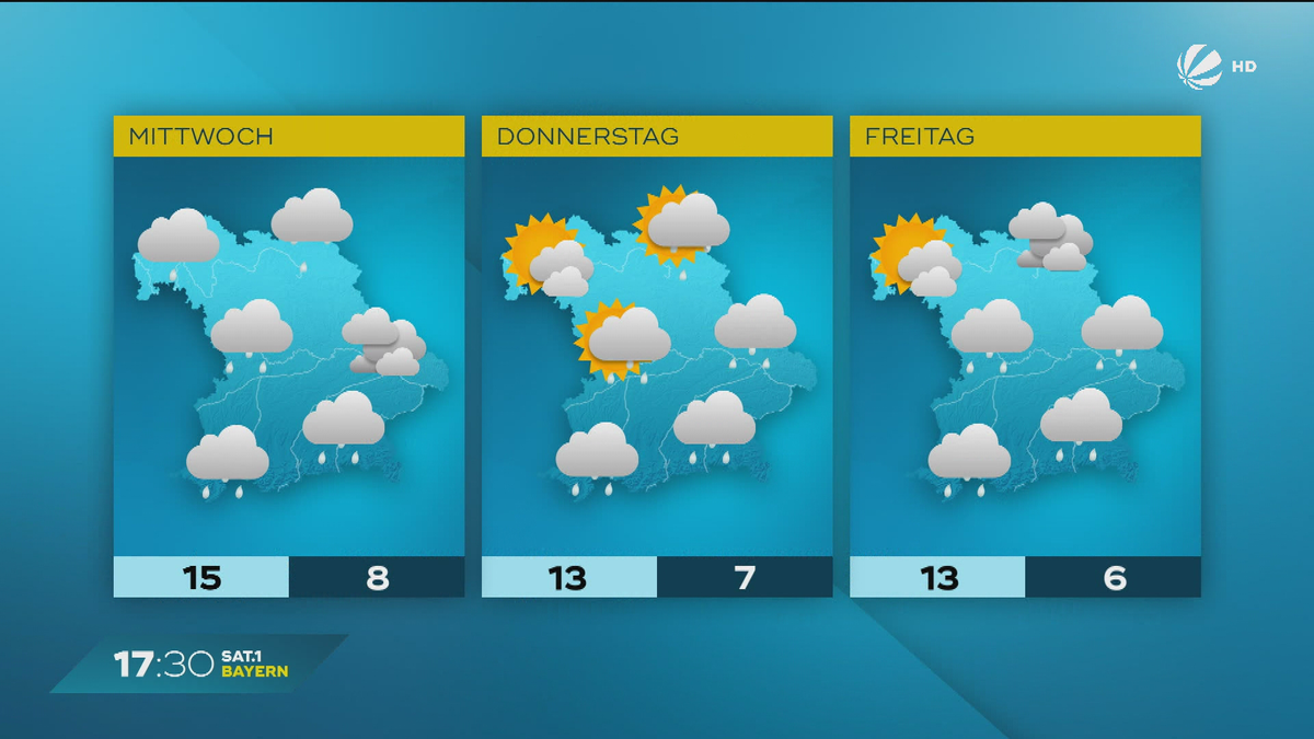 Das Bayern-Wetter vom 30.09.2024: Goldener Herbst zur Wiesn vorbei?