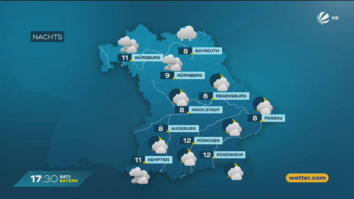Das Bayern-Wetter vom 22.08.2025: Wolken, Sonne oder Regen?