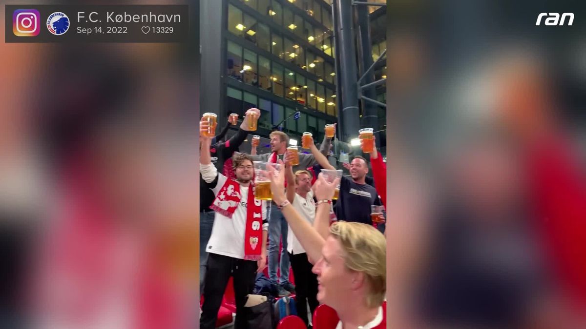 Freibier für den Gegner! Gute Laune bei Sevilla-Fans