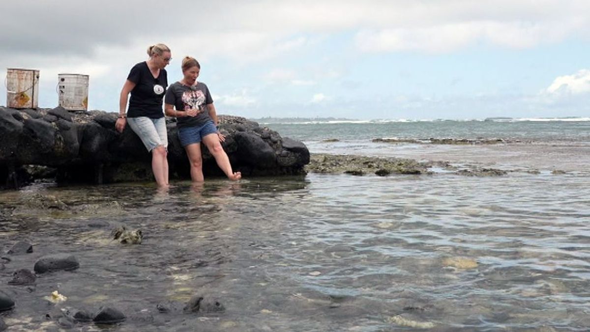 Gemeinsamer Einsatz am Strandhaus der Reimanns