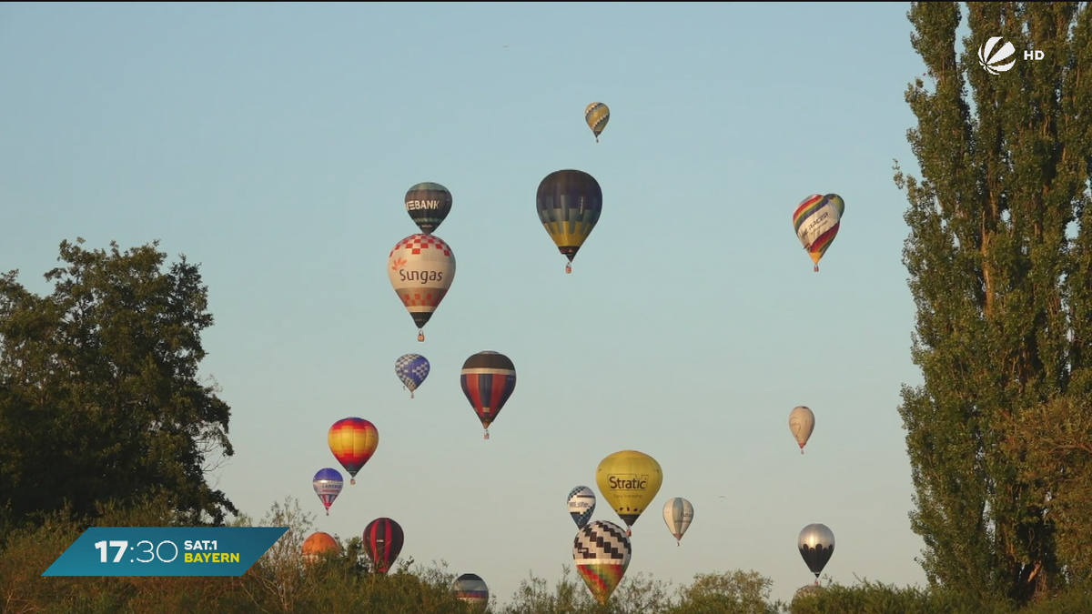 Deutsch-Britische Heißluftballon-Meisterschaft: Wettkampf über Burgebrach
