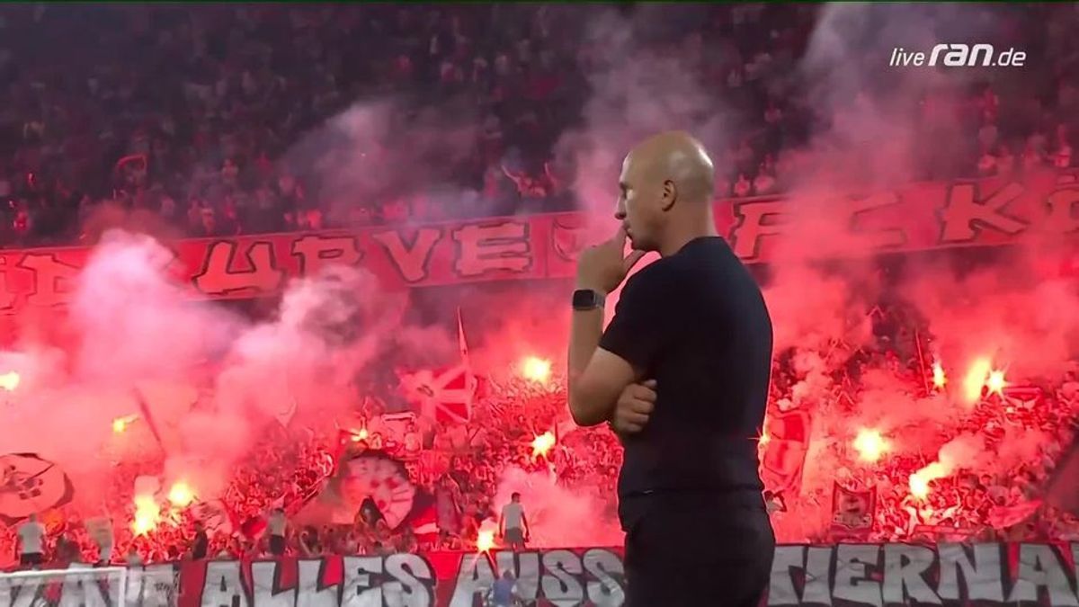 Fußball: Köln-Fans mit irrer Pyro-Show zum Liga-Auftakt