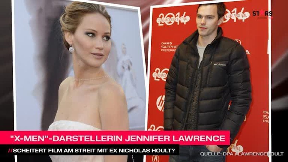 Jennifer Lawrence: Streit mit Nicholas Hoult am Set von X-Men