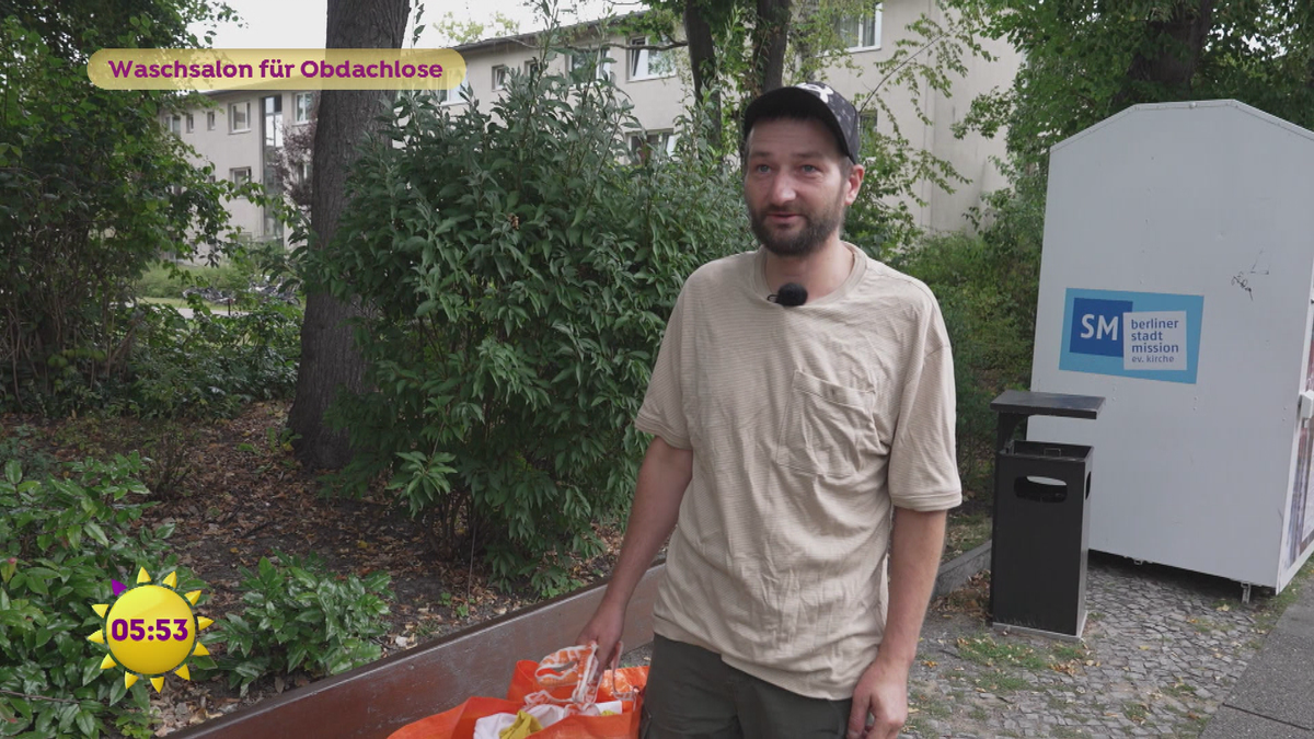 Waschsalon für Obdachlose