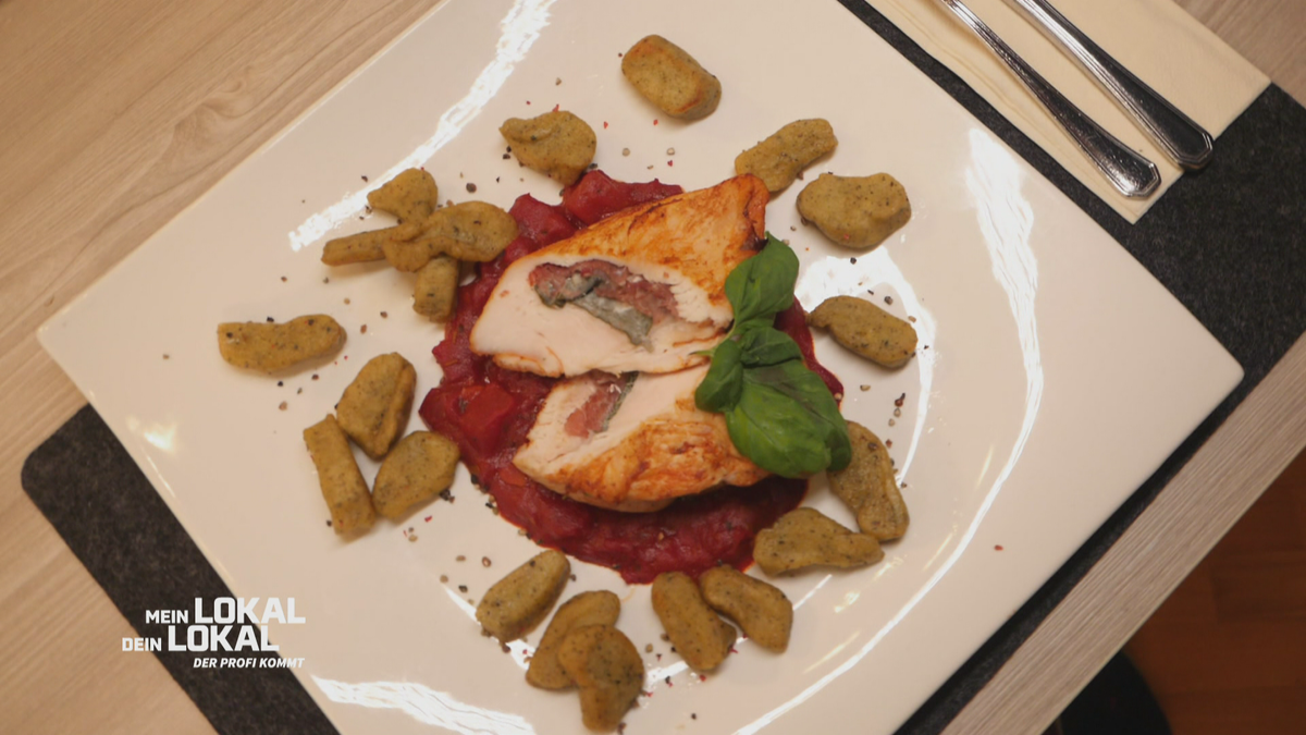 Hähnchenbrust "Saltimbocca" für Inma