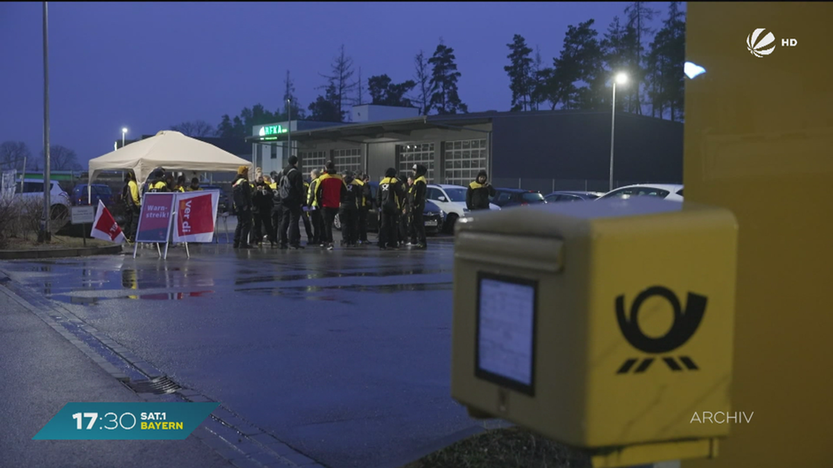 Post-Warnstreik dauert an: Zusteller auf dem Land aufgerufen