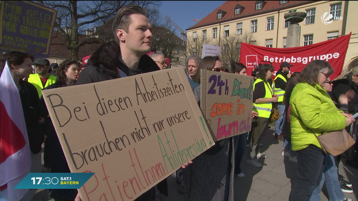 Warnstreik am Equal Pay Day: Sozial- und Pflegebranche streikt