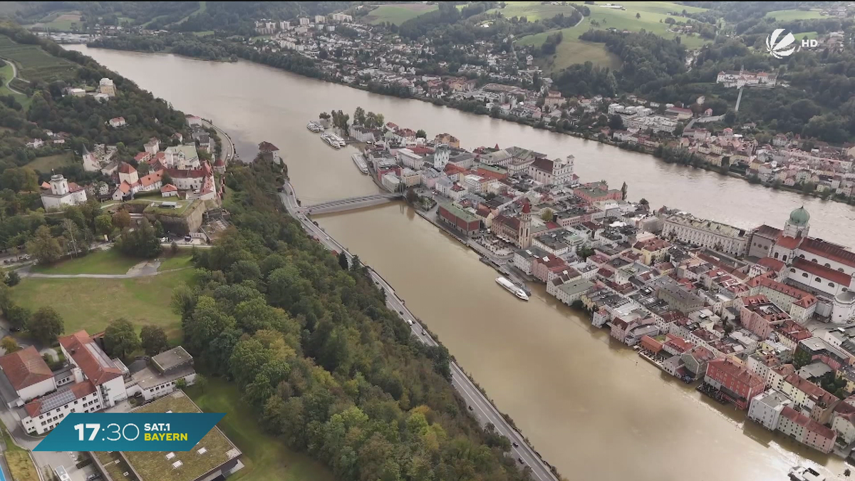 Hochwasser in Passau: Donau erreicht Meldestufe 3