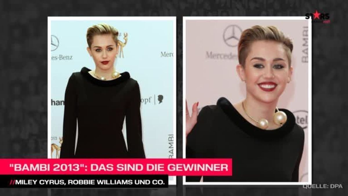 Miley Cyrus überrascht die Bambi-Verleihung