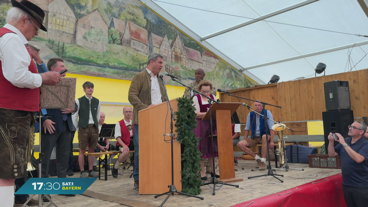 Deutsch-amerikanisches Volksfest? Söder bei Eröffnung in Grafenwöhr