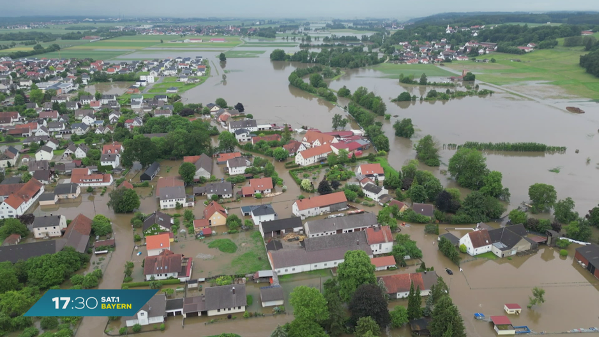 Hochwasser-Region Schwaben: Krankenhaus bis Asylunterkunft geräumt