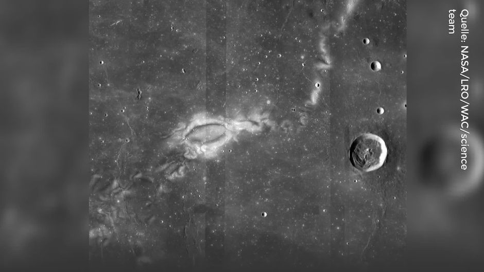 Seltsame Muster auf dem Mond gaben Rätsel auf - jetzt ist ihr Ursprung klar