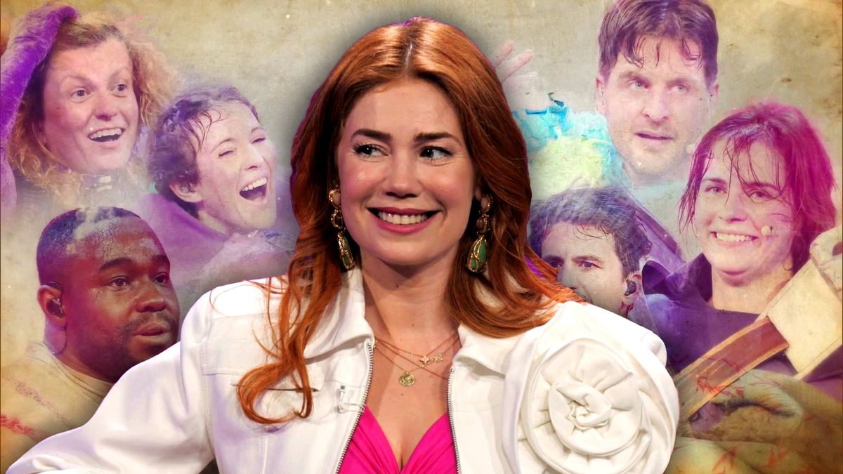 Klaas trainiert Palina Rojinski für "The Masked Singer"