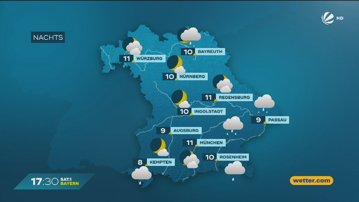 Das Bayern-Wetter vom 08.07.2025: Graues Bayern