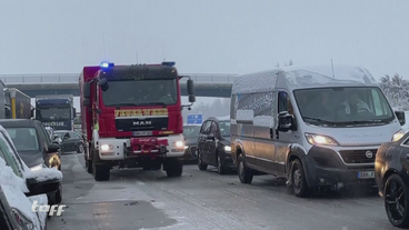 Wintereinbruch in Deutschland: Eis und Schnee sorgen für Chaos