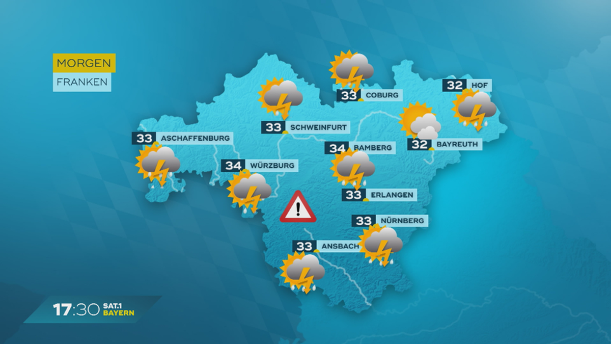 Das Bayern-Wetter vom 12.08.2024: Hochsommerliche Temperaturen im Freistaat