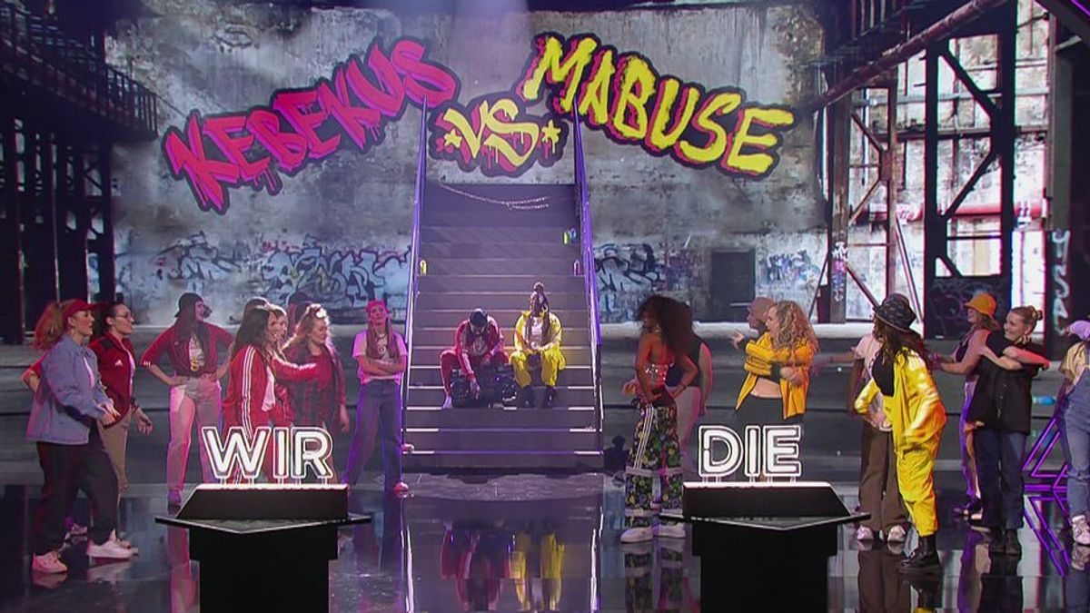 Spektakuläres Dance-Battle bei "Wir gegen die!": Kebekus vs. Mabuse Geschwister