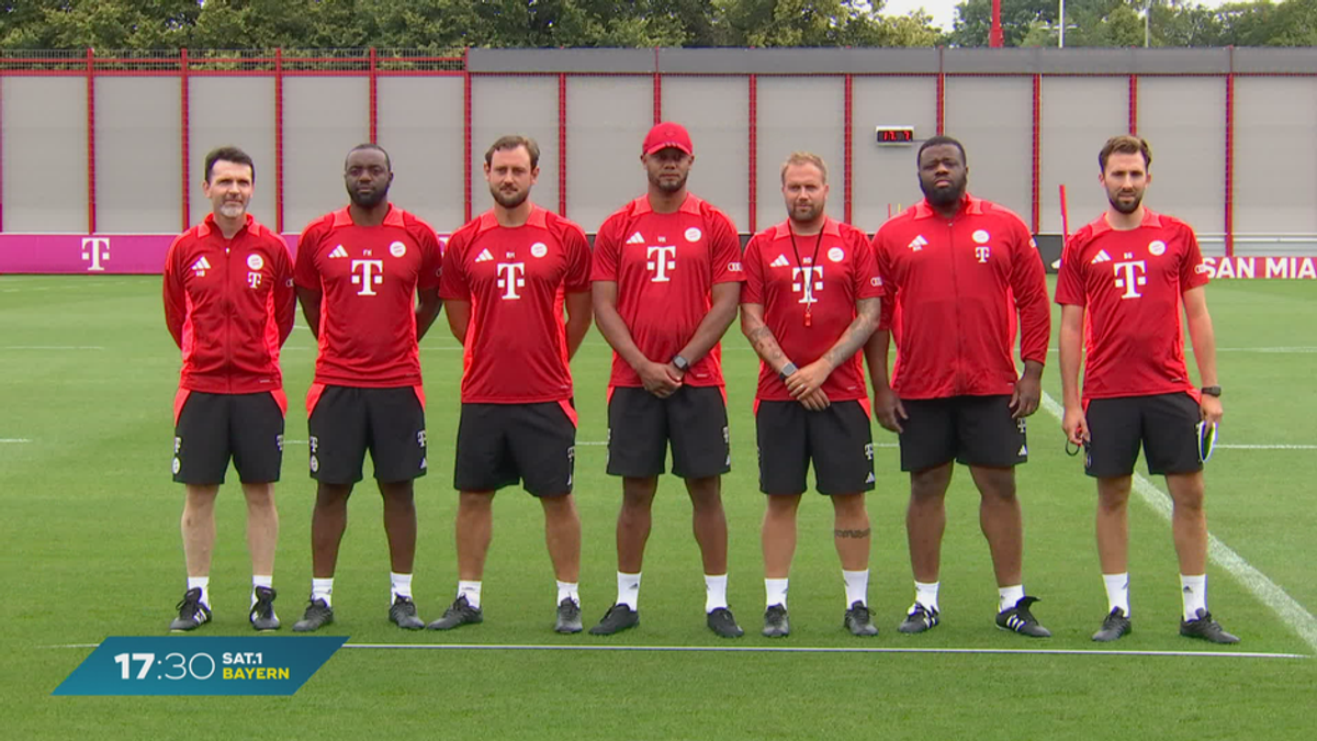 Trainingsauftakt beim FC Bayern: Kompany mit erster Ansprache