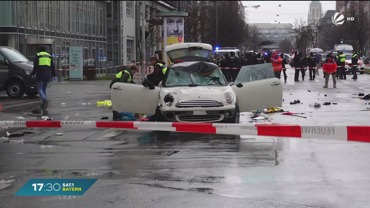 Auto rast in Demo in München: Mindestens 28 Verletzte