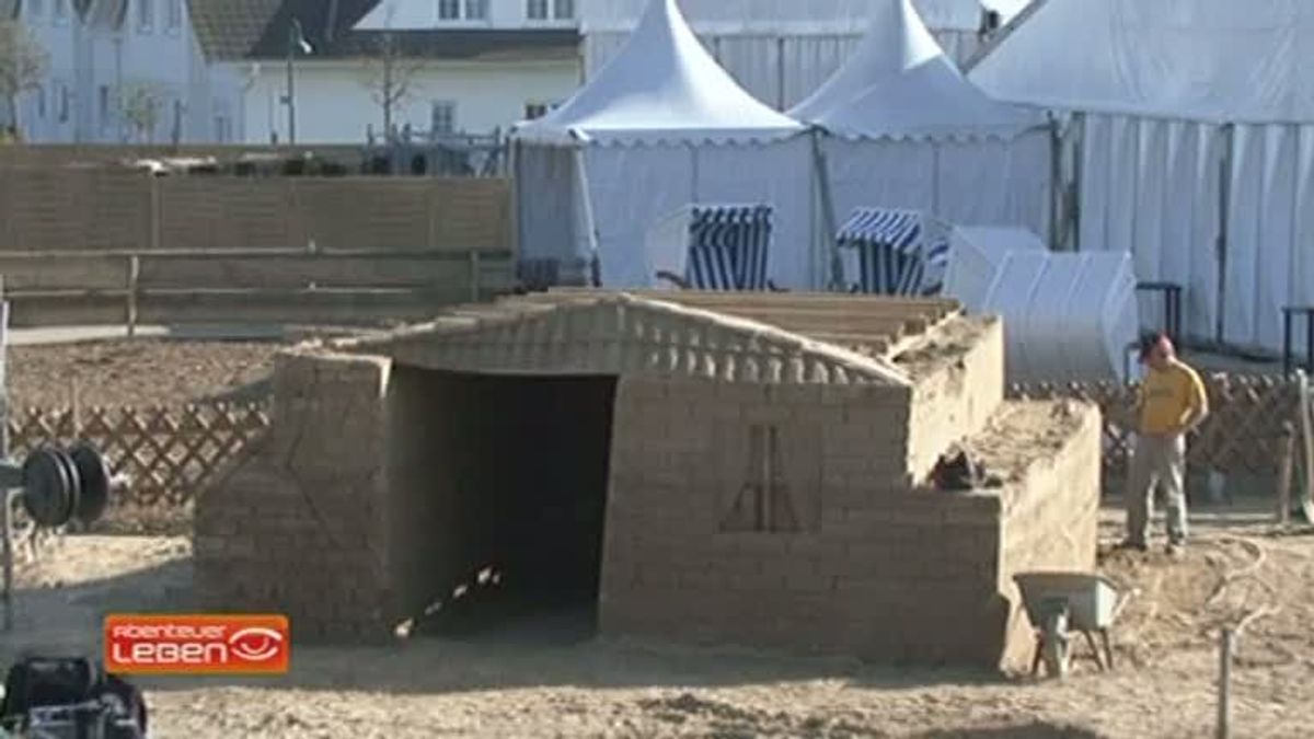 Ein Haus aus Sand