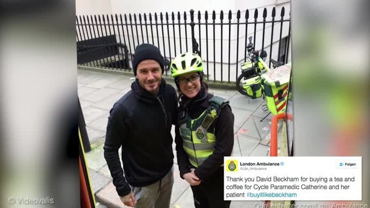 David Beckham beweist Herz
