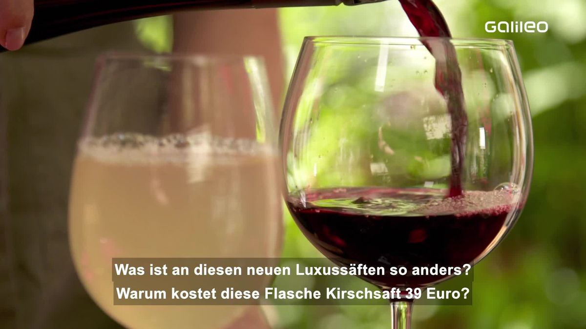 So teuer wie Wein: Luxus-Obstsäfte