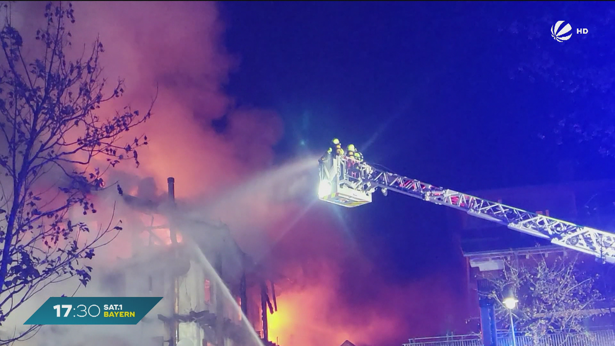 Großbrand im Allgäu: Vier-Sterne-Hotel steht in Flammen